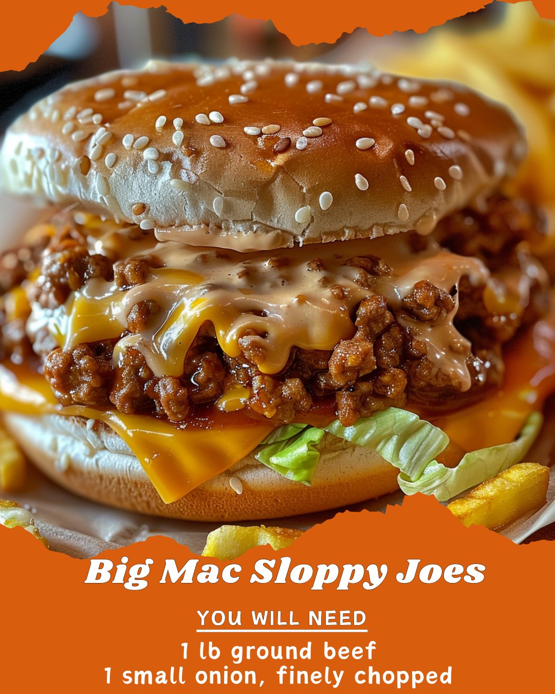 big mac sloppy joes