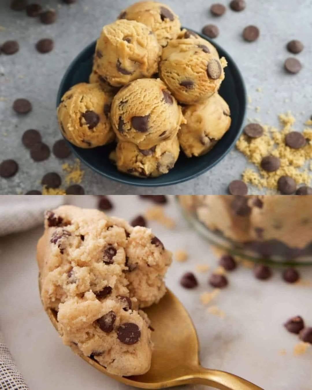 No-Bake Chocolate Chip Cookie Dough Bites