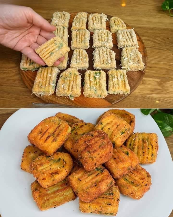 Crispy Potato Croquettes with Herbs and Parmesan