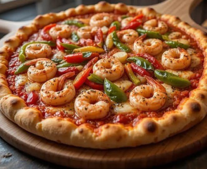 Shrimp pizza recipe