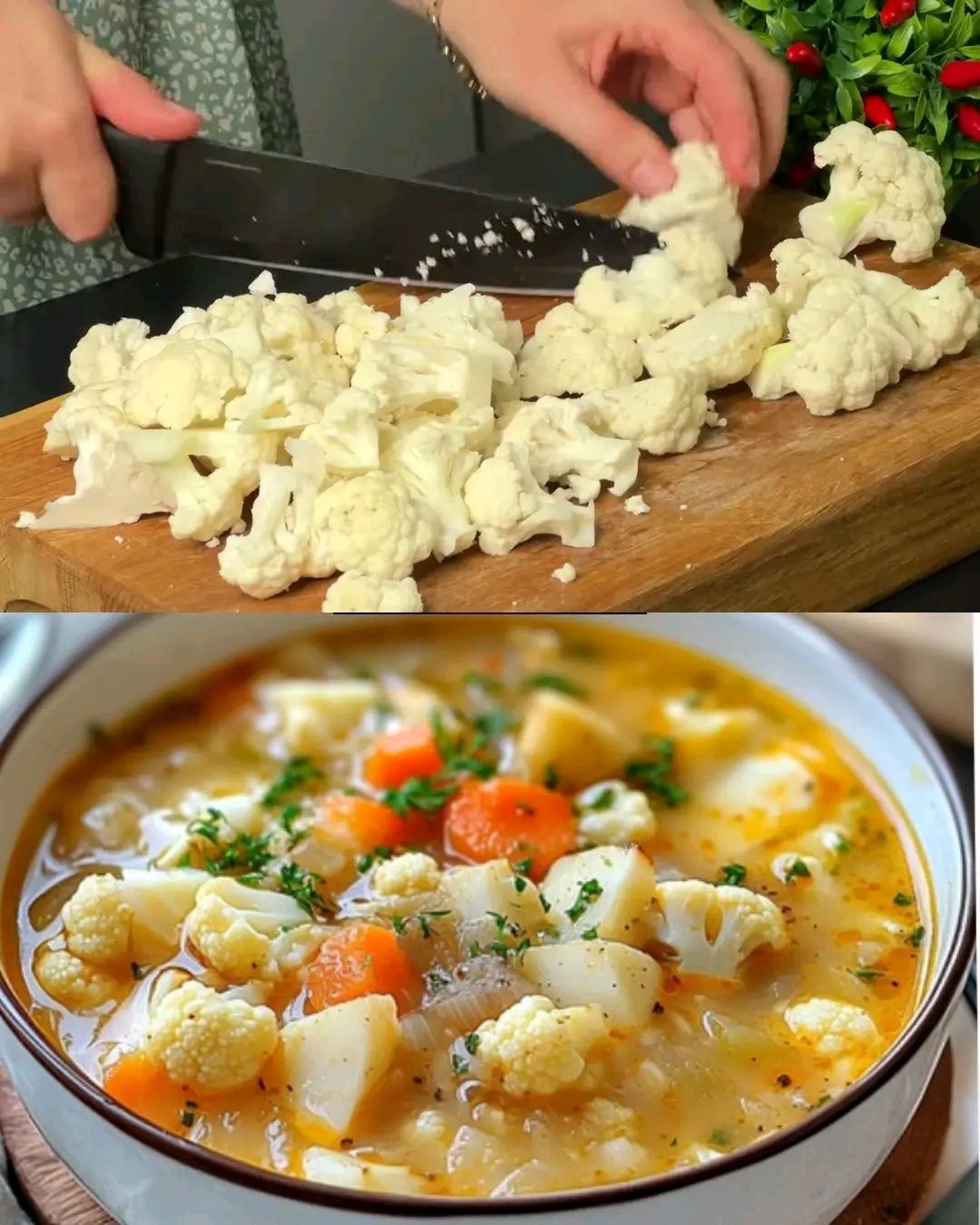 Polish Cauliflower Soup (Zupa Kalafiorowa)