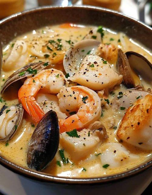 Creamy Seafood Chowder: A Comforting Ocean-Inspired Delight