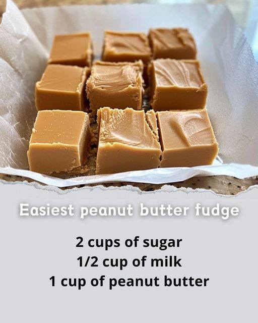 Easiest Peanut Butter Fudge