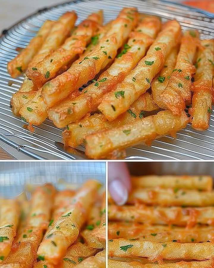 super crispy cheesy fries