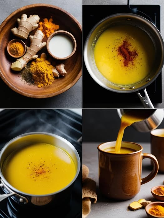 Mix Turmeric, Coconut & Ginger & Drink It before Bed: You Will Be Surprised in the Morning