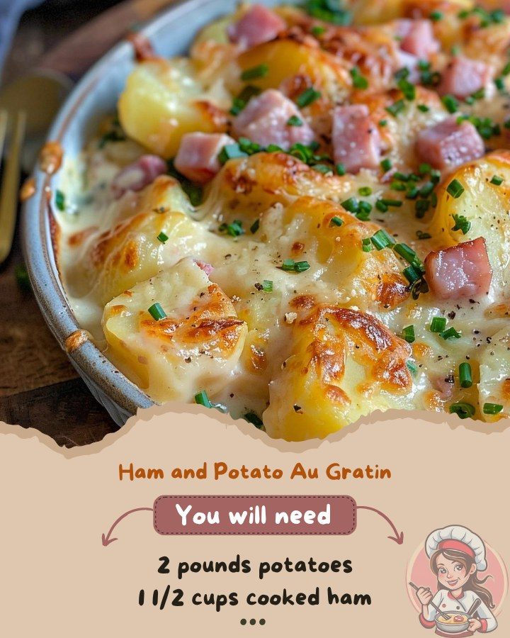 Ham and Potato Au Gratin