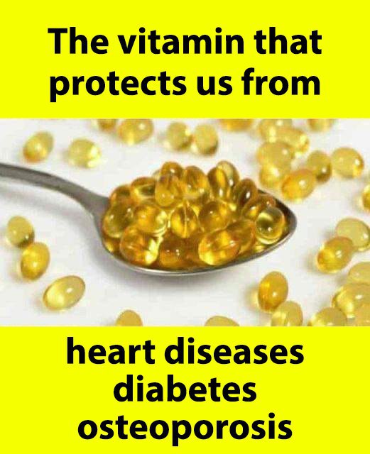 The vitamin that protects us from heart diseases diabetes osteoporosis and helps us lose weight.