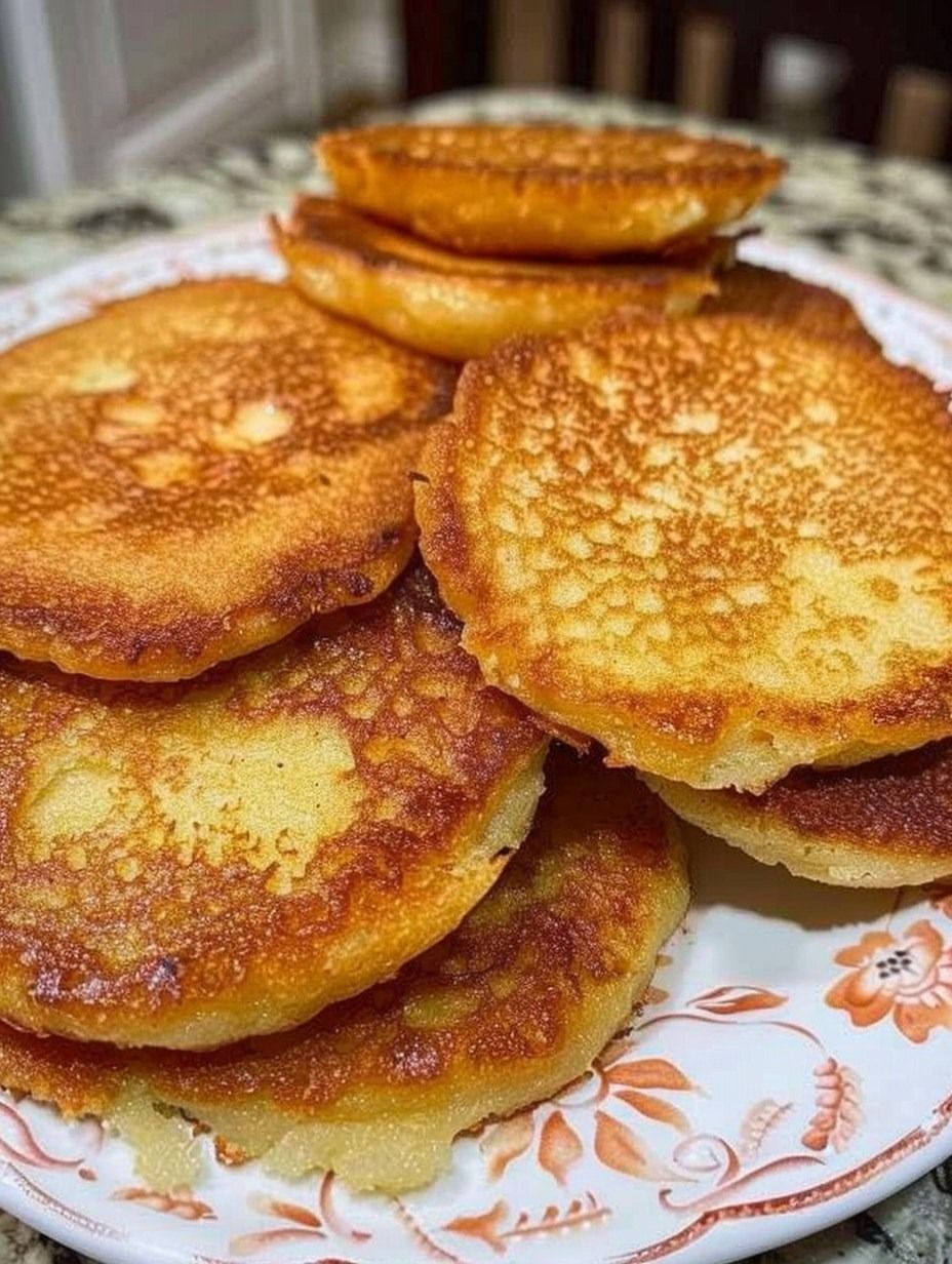 Fried Cornbread – Southern Cornmeal Hoecakes