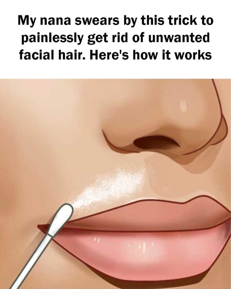 My nana swears by this trick to painlessly get rid of unwanted facial hair. Here’s how it works