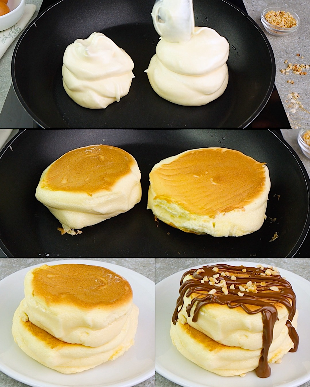 Vanilla Fluffy Pancakes