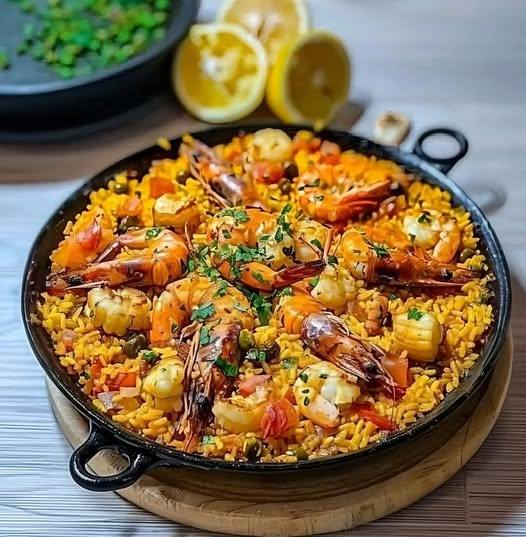 Spanish Seafood Paella