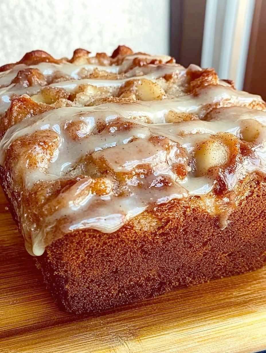 Luscious Country Apple Fritter Bread