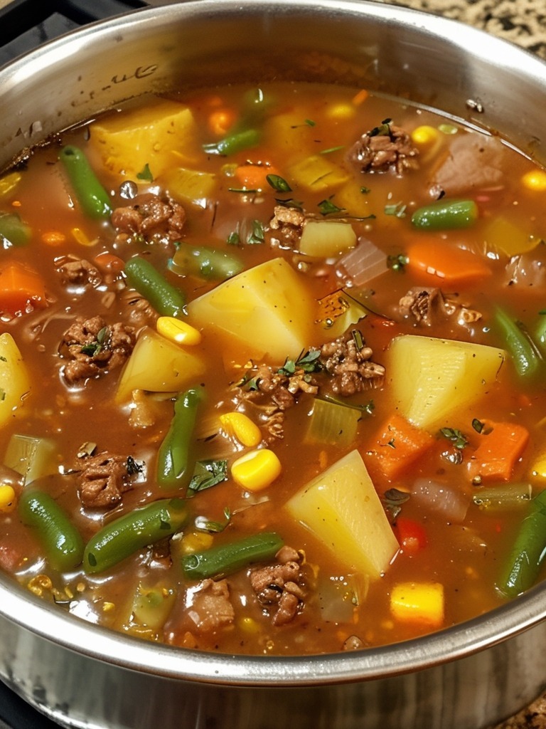 Best Ever Easy Vegetable Beef Soup