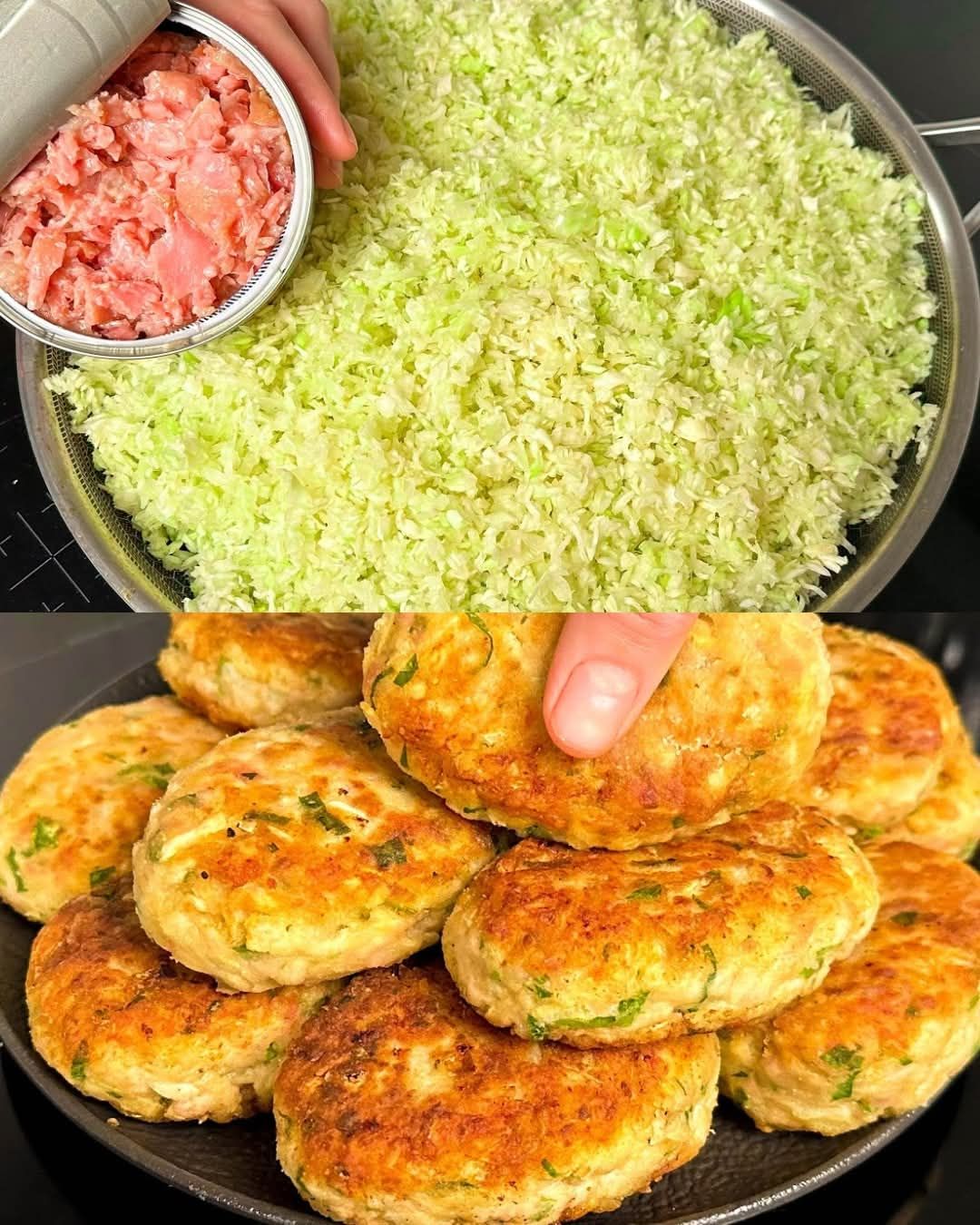 Crispy Tuna and Cabbage Patties