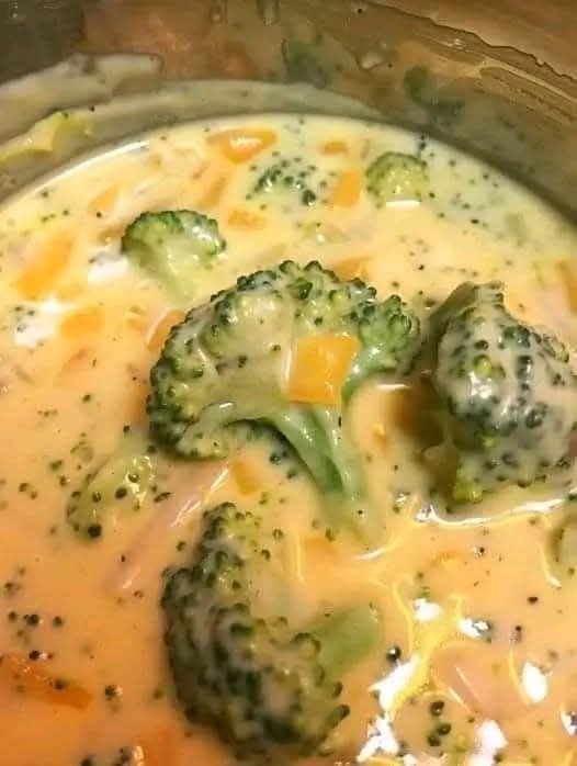 Broccoli cheddar soup recipe