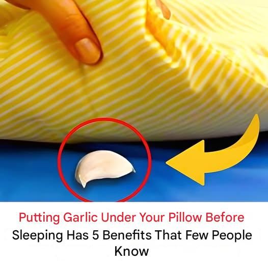 Why put garlic under your pillow?