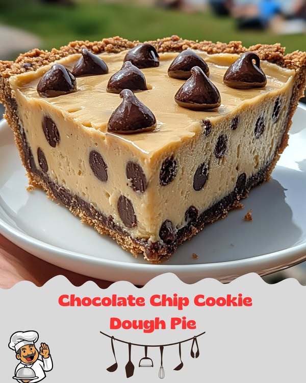 Chocolate Chip Cookie Dough Pie