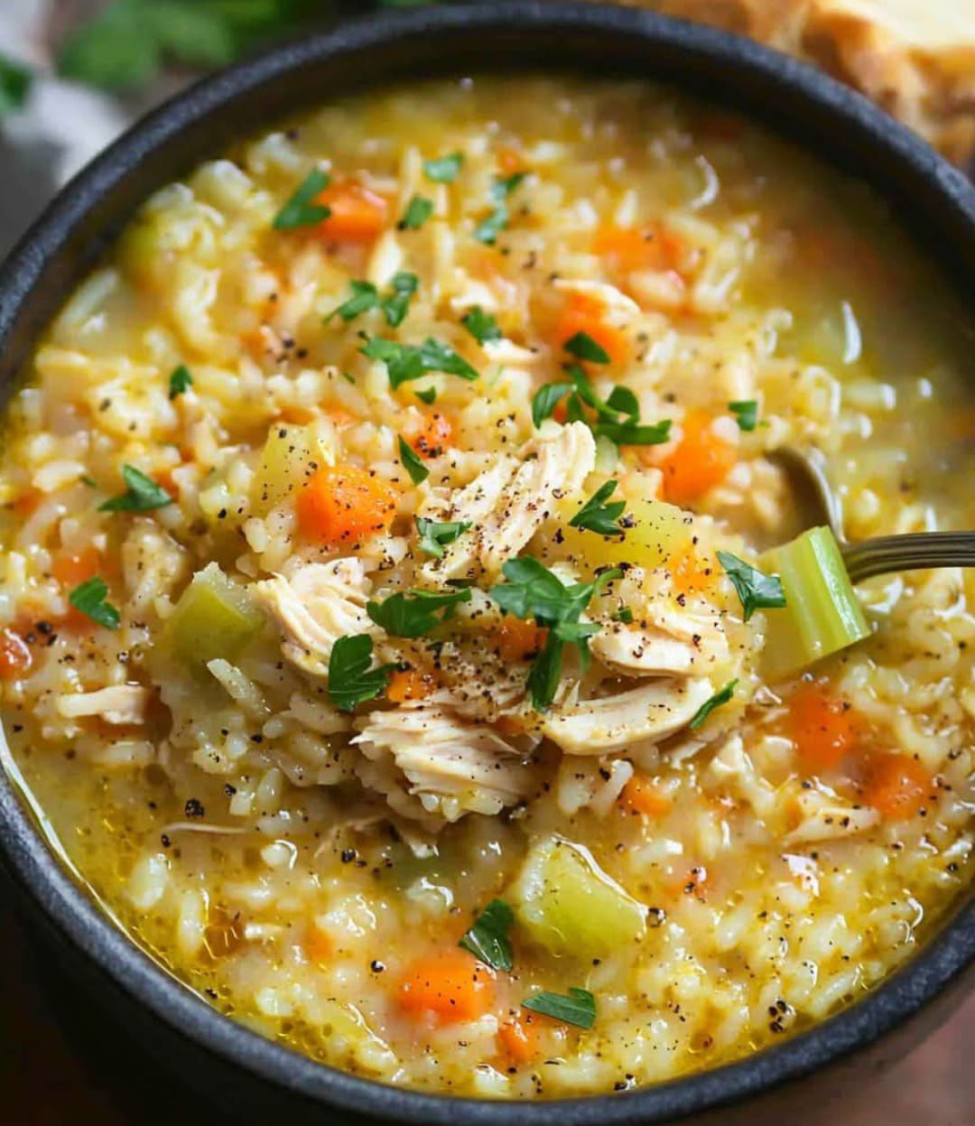 Chicken rice soup recipe