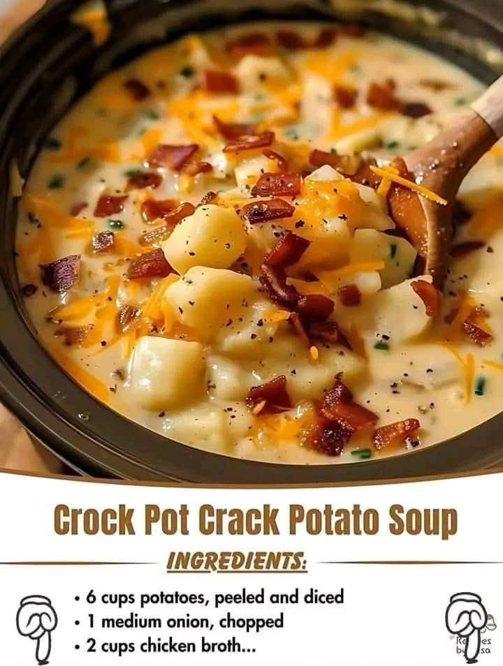 Crock Pot Crack Potato Soup – The Ultimate Comfort Food!