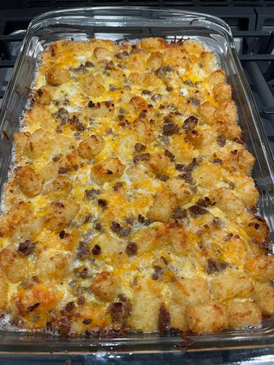 TATER TOT SAUSAGE BREAKFAST CASSEROLE