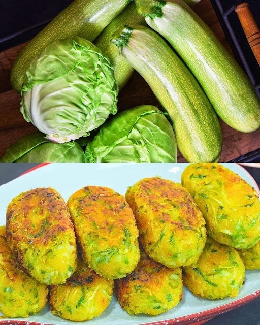 Zucchini and Cabbage Croquettes