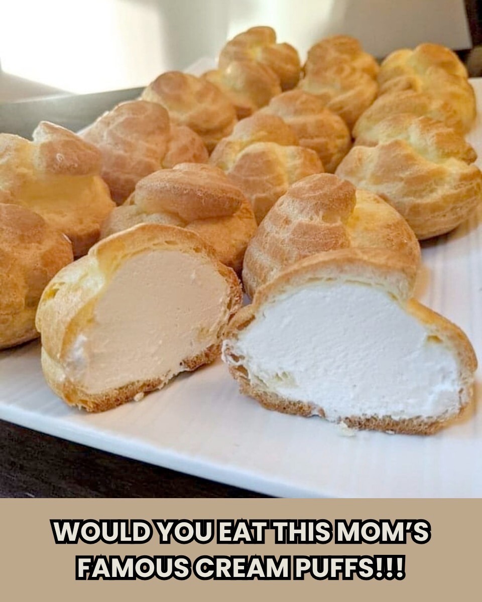 MOM’S FAMOUS CREAM PUFFS 