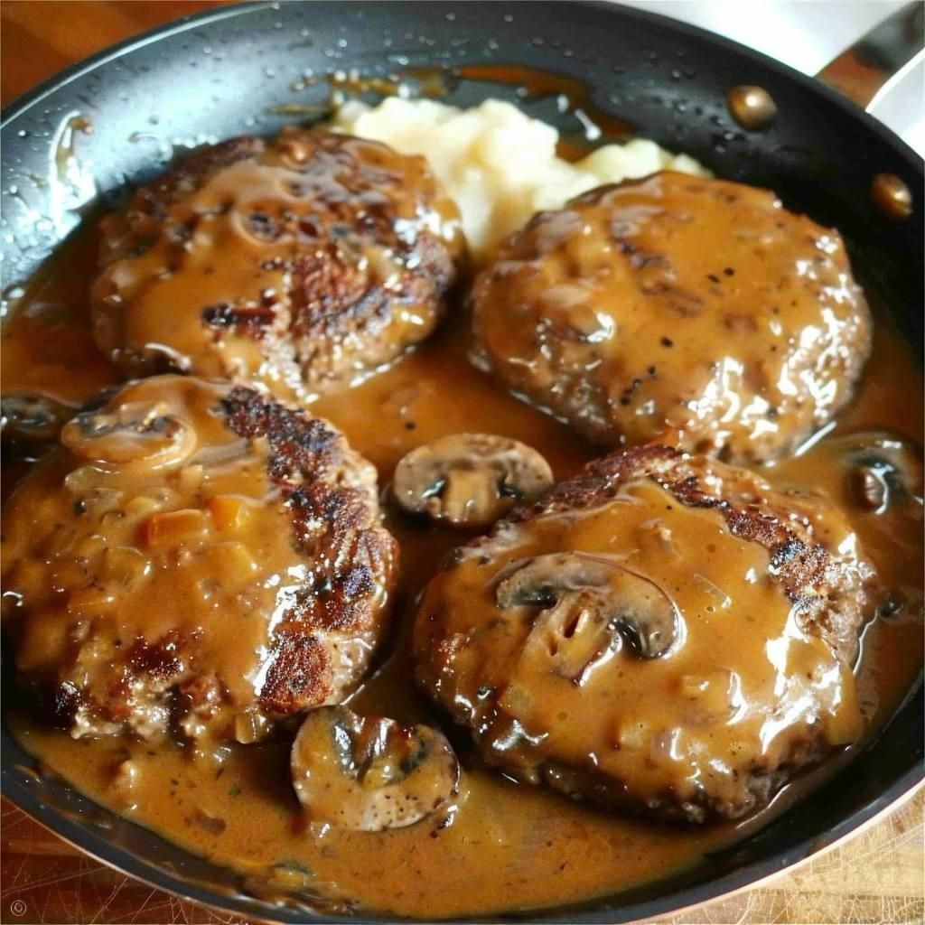 Slow Cooker Salisbury Steak