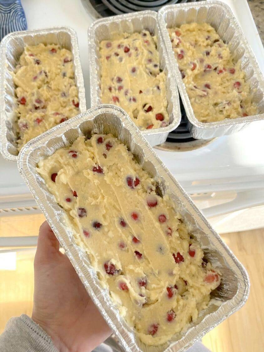 Cream Cheese Cranberry Loaf