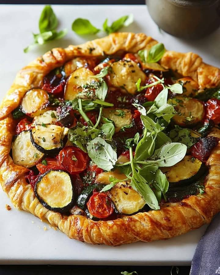 Mediterranean Vegetable Galette