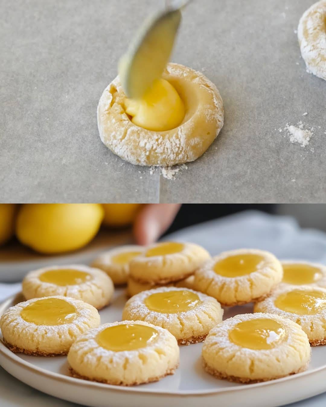 Lemon Thumbprint Cookies