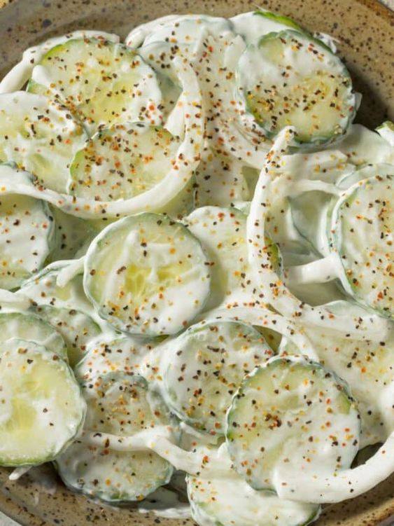 Grandma’s cucumber salad