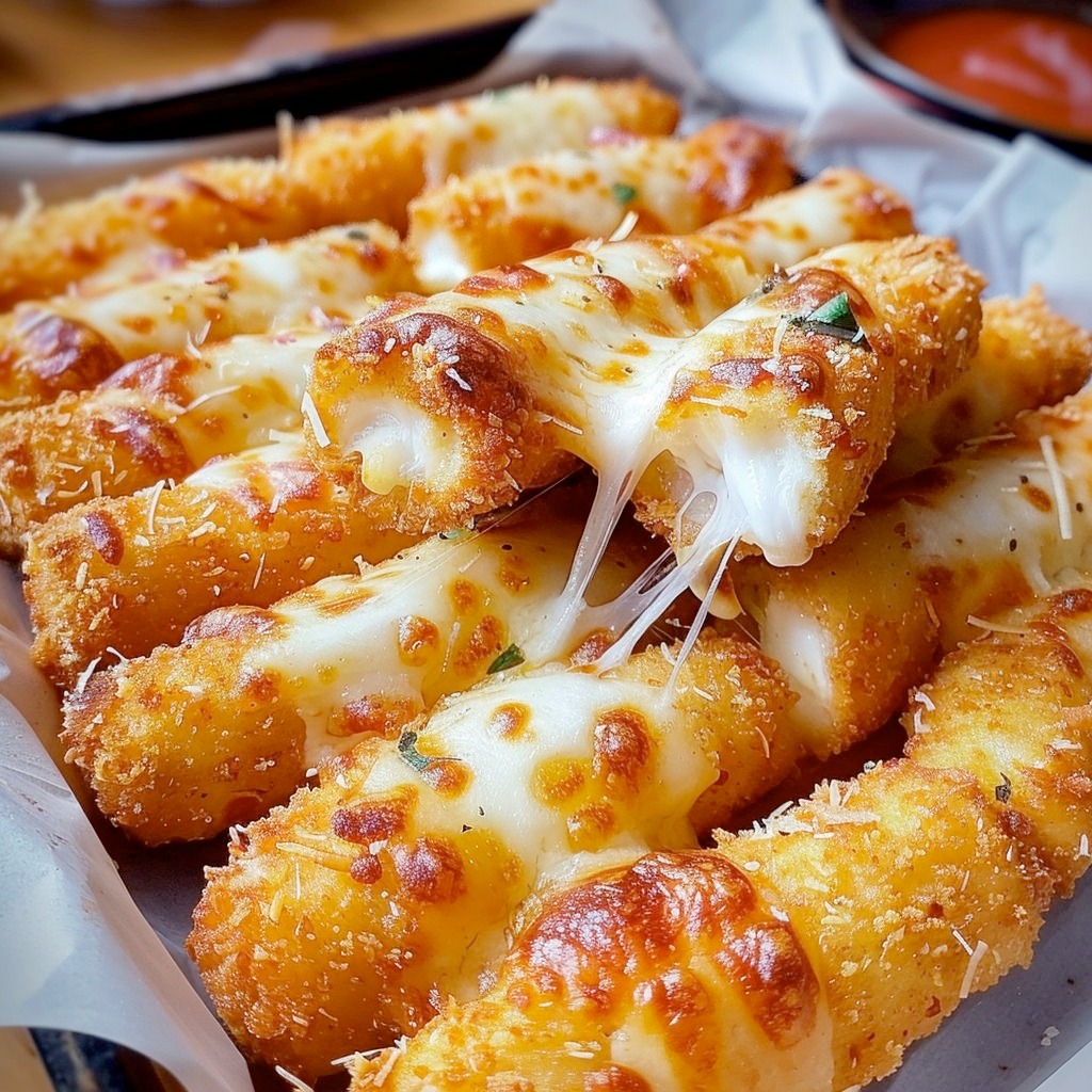 Irresistible Mozzarella Cheese Sticks