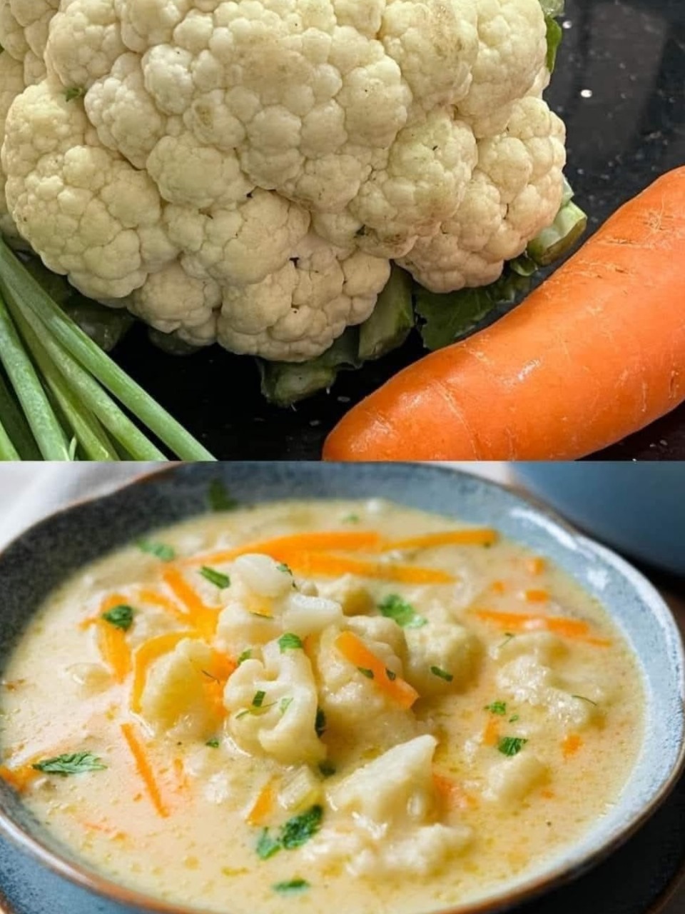 Serve the soup in bowls and garnish with parsley.