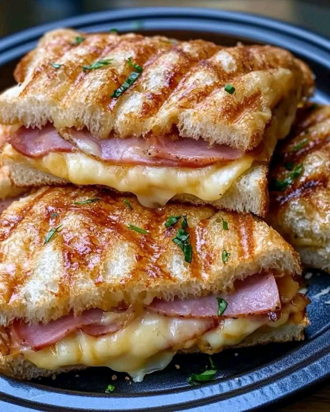 Hawaiian Ham and Cheese Sandwich