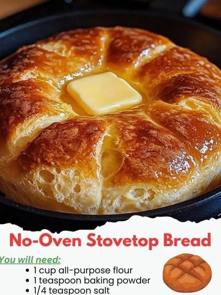 No-Oven Stovetop Bread – Don’t Lose This Recipe