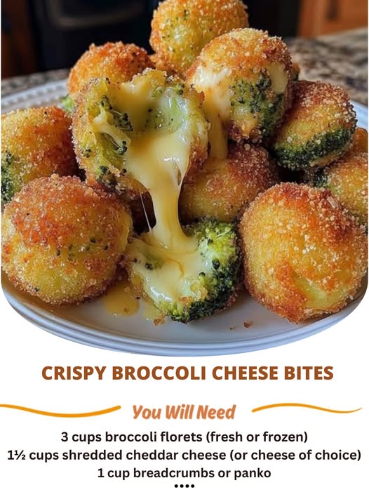 Crispy Broccoli Cheese Bites