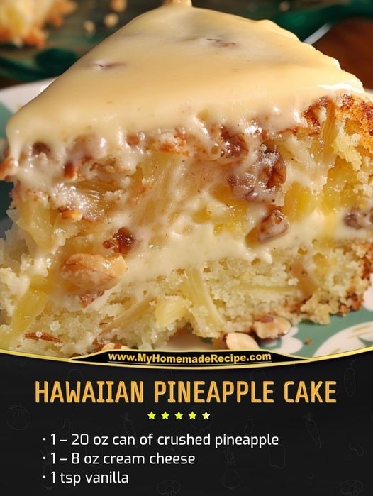 Hawaiian PIneapple Cake