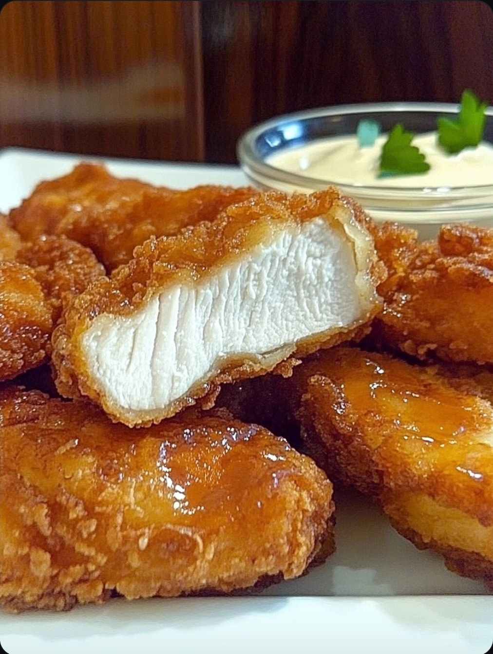 Air Fryer Honey Butter Garlic Chicken Tenders