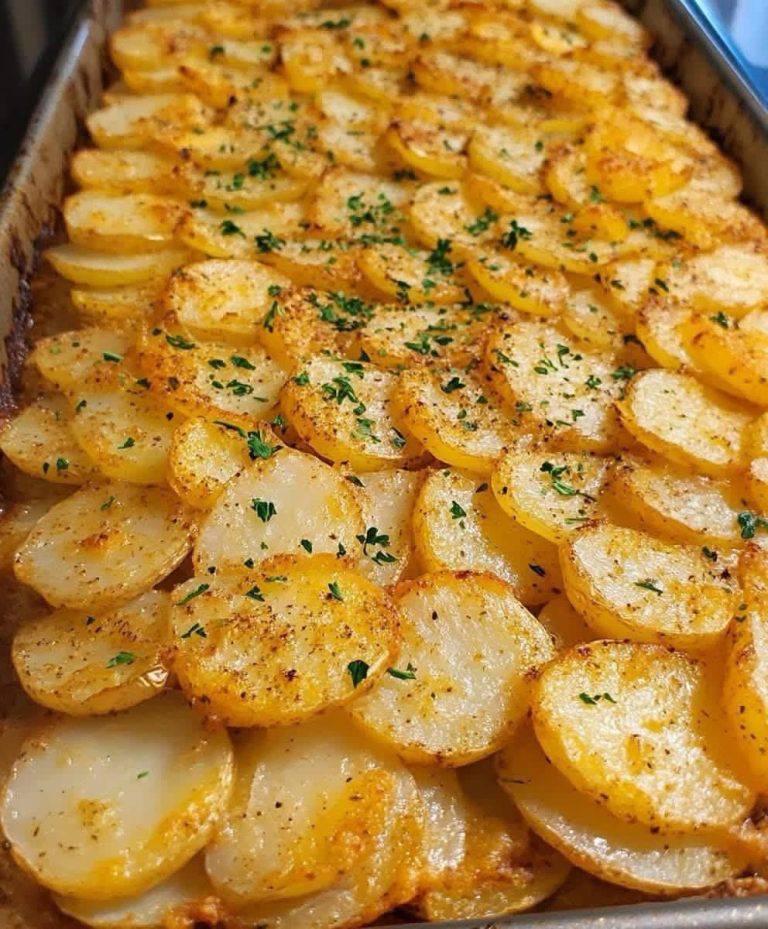 Oven Fried Potatoes & Onions