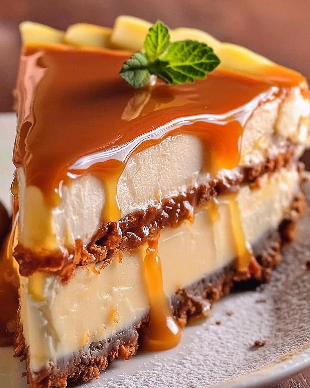 Luxurious Caramel Apple Cheesecake! 