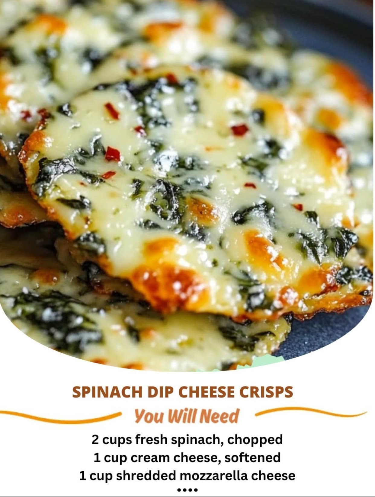 Spinach Dip Cheese Crisps: A Crunchy, Cheesy, and Irresistible Snack