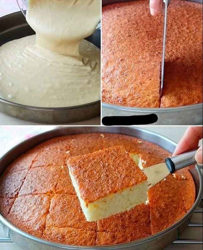 Milk cake. Very easy!