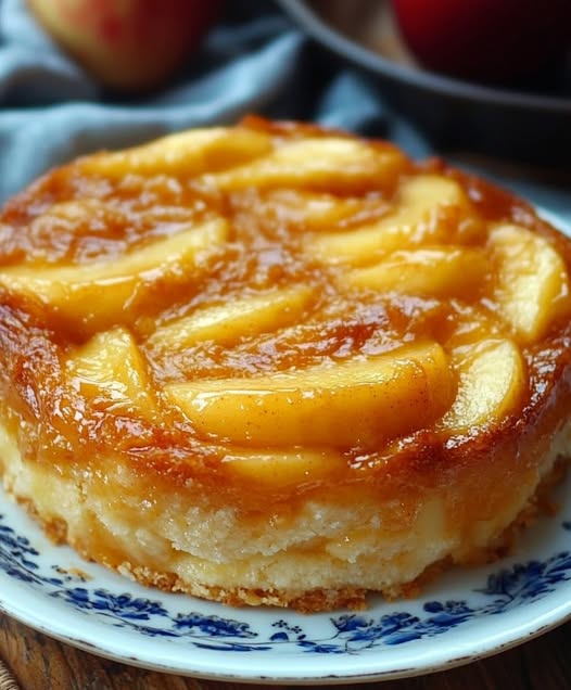 Heavenly Caramelized Apple Upside-Down Cake