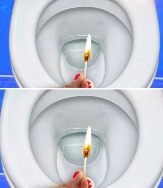 Light a match and throw it down the toilet. Once you try it, you’ll do it forever.