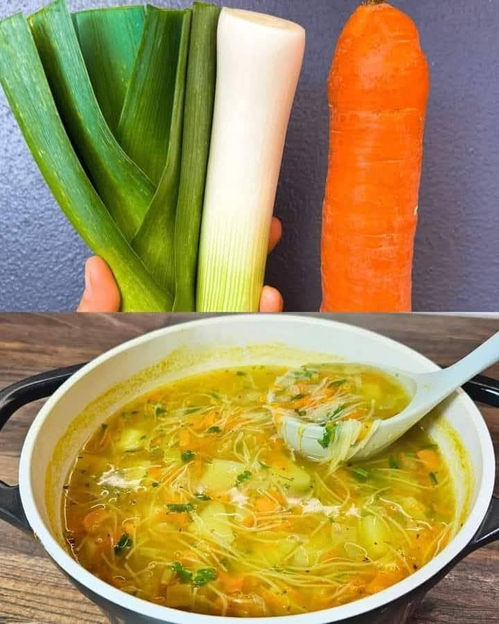 This is a healthy and comforting soup recipe that my mom always made for me! Delicious soup!