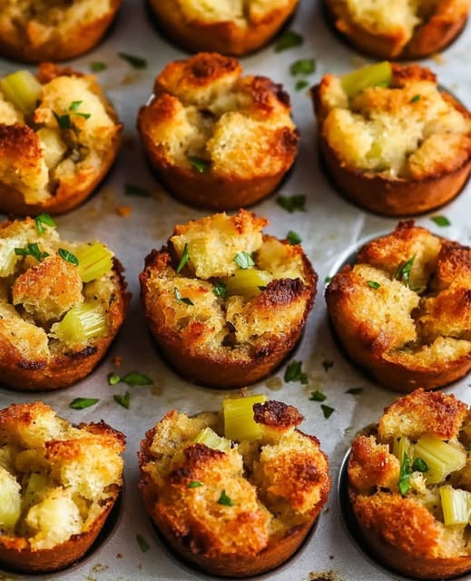 Savory Celery & Cheese Muffins