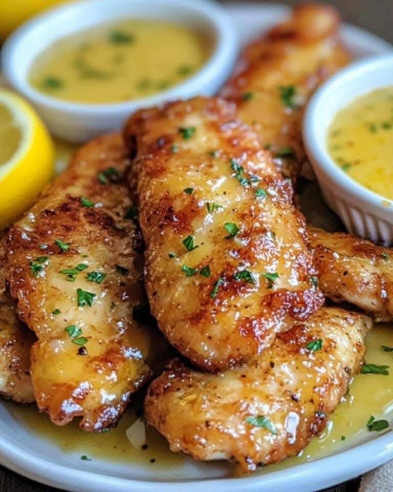 Zesty Lemon Butter Chicken Tenders: A Citrusy Delight