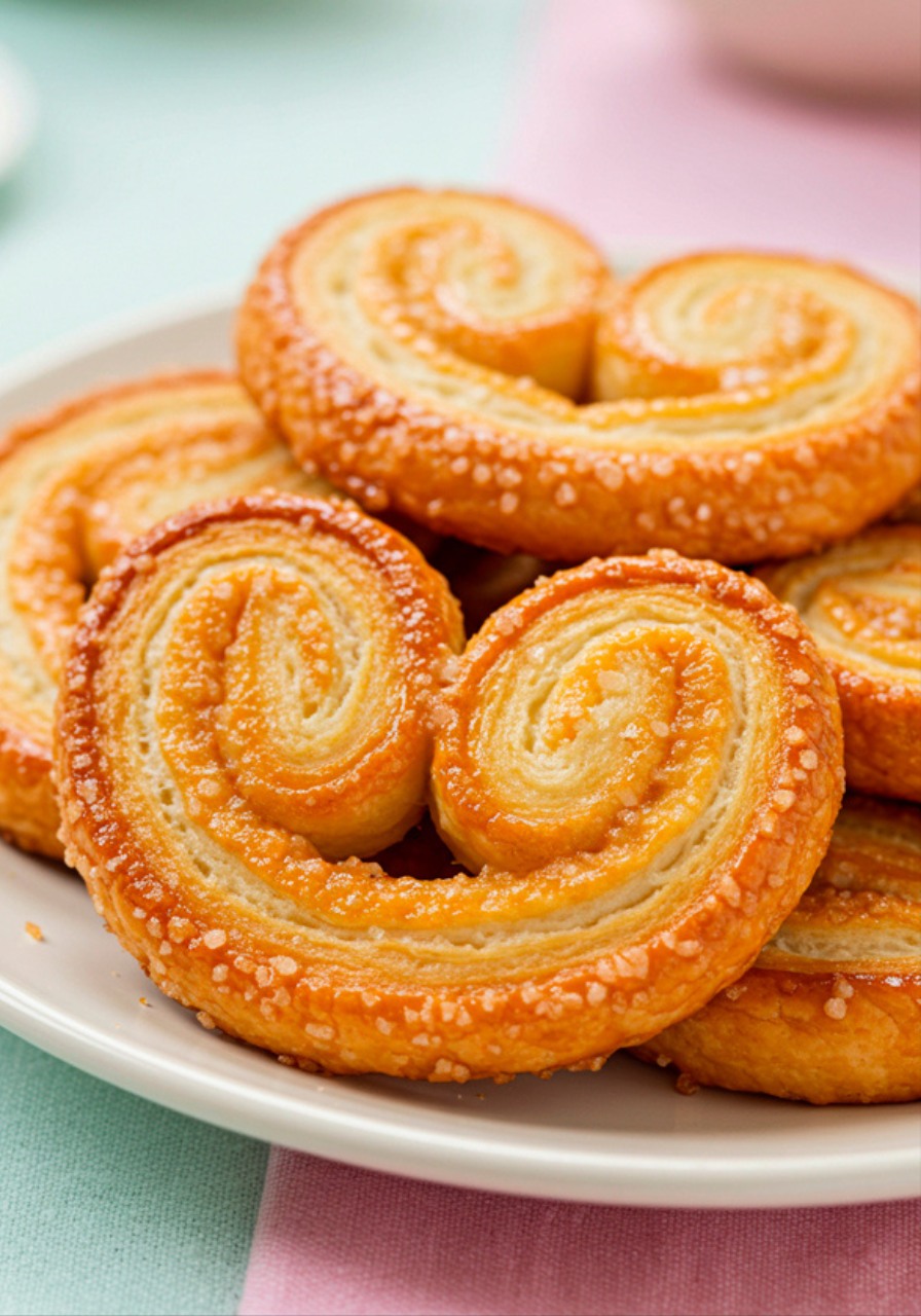 Homemade Puff Pastry Palmiers