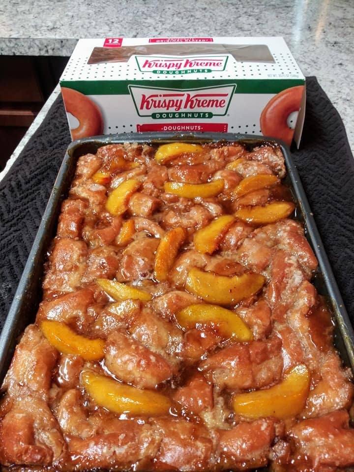 Krispy Kreme Peach Cobbler Recipe: