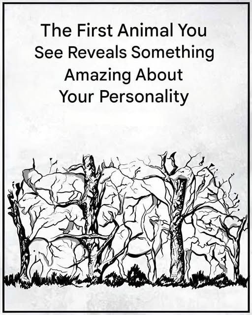 The first animal you see will reveal something about your personality.